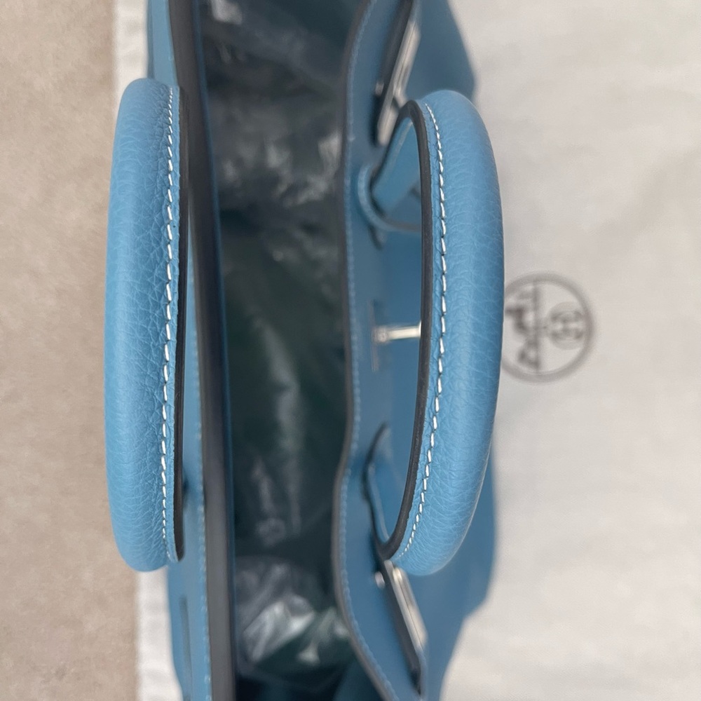 **SOLD** Hermes Togo Birkin 35 Blue Jean PHW - Picture 5 of 14